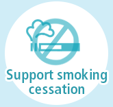 Support smoking cessation